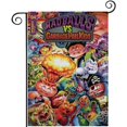 thumbnail image 1 of Los Niños de la Basura-bandera de jardín temática. Regalo perfecto para fans, amigos y familiares, ideal para actividades al aire libre y decoración de fiestas.28CM*45CM, 1 of 5