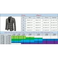 thumbnail image 3 of Vedolay Mens Blazers Casual 2023 Long Sleeve Open Front Coat for Men Dark Gray,3XL, 3 of 5