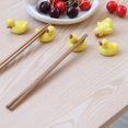 thumbnail image 4 of Duck shaped Ceramic Chopsticks Holder Cartoon Cute Chopstick Shelf Spoon Rest Japanese Style Chopsticks Pillow Kitchen Tableware(A,yellow), 4 of 7