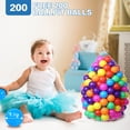 thumbnail image 2 of Piscina de bolas de espuma Wilwolfer para niños pequeños con 200 pelotas durante más de 1 año, 2 of 5