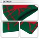 thumbnail image 5 of Gorra de ciclismo única y económica, cálida, cómoda y transpirable, forro de casco de acrílico, fondo verde, 22x22cm, 1 Pcs, 5 of 7