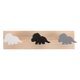 thumbnail image 1 of Ganchos de pared de dinosaurios para niños: perchero de madera para habitación de bebé, decoración de dormitorio para ropa, bolsos y toallas., 1 of 6