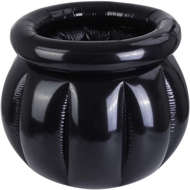 Cubo de hielo de olla grande para Halloween, cubo de olla grande inflable adecuado para decoración de brujas de fiesta de Halloween