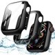 thumbnail image 1 of YanonmyfdFunda Impermeable con Protector de Pantalla para Apple Watch SE 3/2/1 (2025/2022/2020) / Series 6 5 4 40mm, Cristal Vidrio Templado Incorporado Carcasa Completa, 2 Unidades (Blanco Estrella), 1 of 19