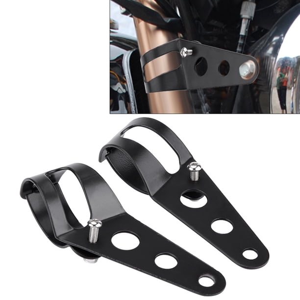 Kit de Soporte de Montaje de Faros, Kit de Abrazadera de Tomo de Horquilla de Soporte de Montaje de Faro de Motocicleta de 35-43 MM CHOFE CAFE Racer