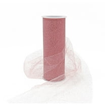 Craft And Party- (2 Packs) 6" x 10 Yards Wedding Confetti Glitter Tulle Roll Craft DIY