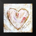 thumbnail image 2 of Kissell, Mackenzie 20x20 Black Modern Framed Museum Art Print Titled - Love You More Heart II, 2 of 5