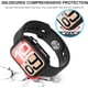 thumbnail image 5 of Yanonmyfd  2 Piezas Funda para Apple Watch Series 6/5/4/SE 3/SE 2/SE 40mm Protector Pantalla Vidrio Templado Incorporado,HD Protección Completa PC Dura Estuche Protective Case,Negro,40mm, 5 of 45