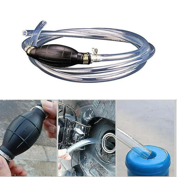 Gasoline Siphon Hose Pump Siphon Pump Gas Transfer Oil Water Fuel Gas