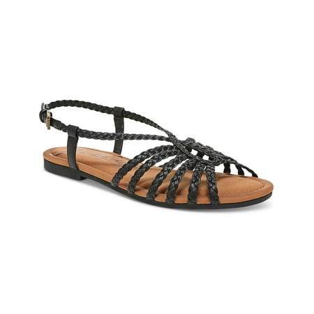 

Zodiac Womens Misha Faux Leather Braided Slingback Sandals