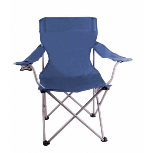 Portable FoldUp Camp Chair Dark Blue