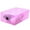 Pink, variant on Bizhua Multifunctional Colorful Plastic Storage Dust Box Greenmultifunctional Color Plastic Storaget Box, Clear Foldable Shoe Storage Boxes