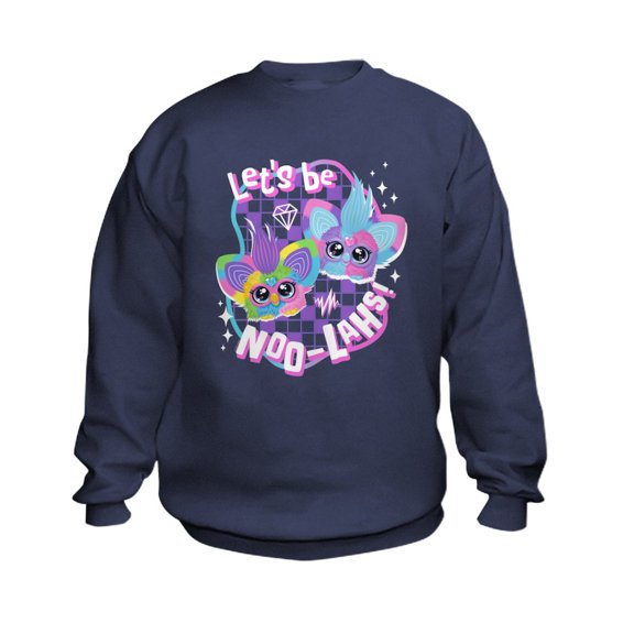 CafePress - Furby Let's Be Noo Lahs - Kids Sweatshirt, Youth Crew Neck Sweatshirt