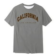 thumbnail image 3 of Kid Girls Shirts California Shirt Graphic Letter Print Short Sleeve Summer Tops Crewneck Tees Girl Shirts Size 10-11 Years, 3 of 3