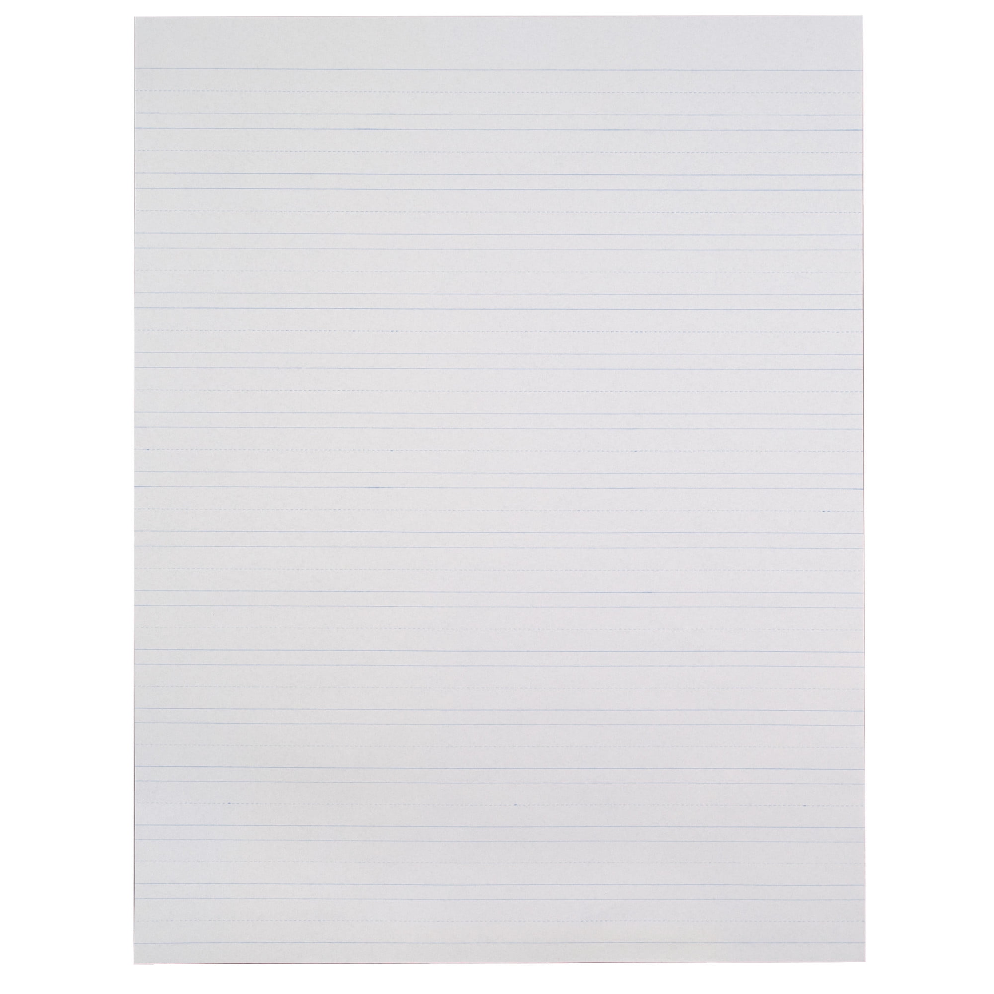 School Smart Primary Chart Paper, SkipALine, 24 x 32 Inches, White