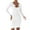 White, variant on Sngxgn Women's Summer Long Sleeve Dress Crewneck Lace Flowy Tiered Midi Dresses(Black,XL)