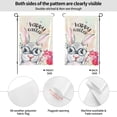 thumbnail image 2 of Easter Decoration Big-Headed Bunny Motifs Garden Flags,Double-Sided Printed Festive Garden Decoration, 12.5 x 18 inches Multicolor, 2 of 9