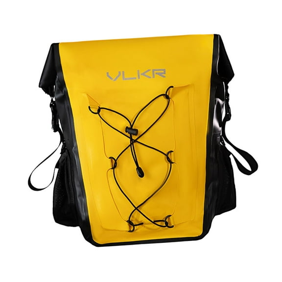 Baoblaze Rear Rack Bag Cargo Bag Seat Bag for Trip Traveling Shopping Yellow