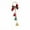 Red 042, variant on Vrorvz Christmas Hanging Small Bells with Velvet Bow for Tree Decor Indoor Festive Touch Long Lasting Clear Sound Suit for Doorways and Holiday Atmosphere 9.1x7.9in Red