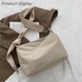 thumbnail image 4 of Bolso bandolera retro de gran tamaño para mujer, bolso de mano informal, 4 of 7