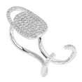 thumbnail image 3 of Fingernail Rings Nail Cover Rings Adjustable Size Beautiful Practical Wear Easily Safe Material Finger Decoration Rings For Parties3047 White, 3 of 8