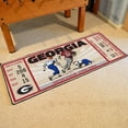 thumbnail image 5 of FANMATS 23175 NCAA -Georgia Bulldogs Ticket Design Runner Rug - 30in. x 72in. | Sports Fan Area Rug, Home Decor Rug and Tailgating Mat, 5 of 5