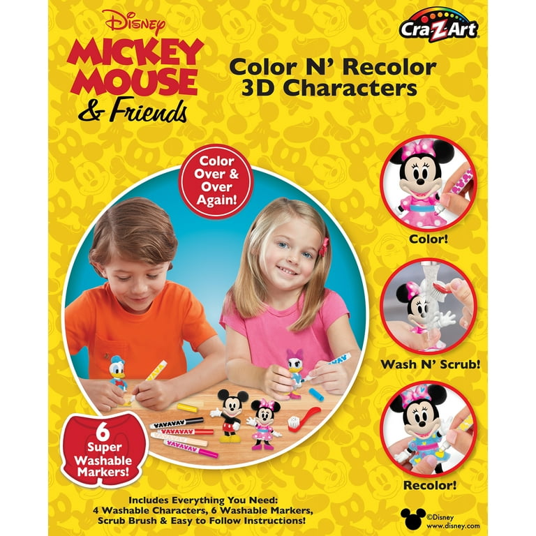 Cra-Z-Art Disney Mickey Mouse Activity Set, Color, Scrub