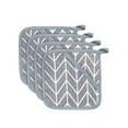 thumbnail image 2 of Ziuscore 4pcs Potholders Pad Oven Set Mitts Heating Resistant Take Pot Kitchen Accessory Potholder Insulation Cloth Washable, 2 of 6