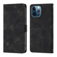 thumbnail image 2 of Compatible with iPhone 12 Pro Max Classic Embossed PU Leather Case with Card Holder Shockproof Cover, 2 of 5