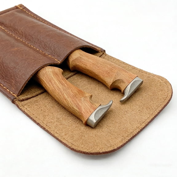 LIFKOME Wooden Cutter Handle Replacement with Comfortable Grip and Non-Skid Design for Kitchen Tools
