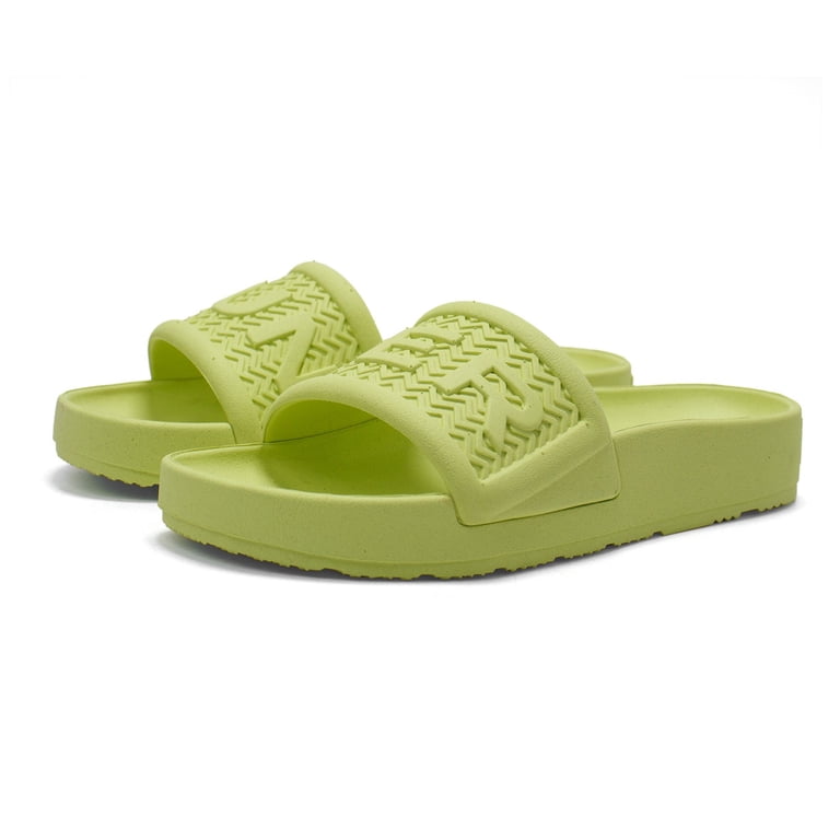 Hunter Men\'s Bloom Algae Foam Slide in Zesty Yellow Hunter In/Out Bloom Algae Foam Insulated Clog SKU: 9901951  main image 4