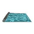 thumbnail image 2 of Ahgly Company Indoor Rectangle Abstract Light Blue Contemporary Area Rugs, 6' x 9', 2 of 4