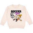 thumbnail image 2 of Inktastic Soccer Girl Toddler Sweatshirt, 2 of 4