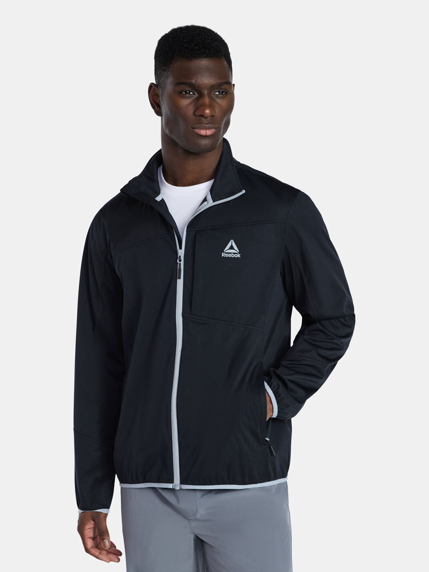 Reebok Men and Big Men's Lightweight Softshell Jacket, Sizes S-3XL
