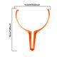 thumbnail image 3 of Kenally Reemplazo de pantalones en T para volante forjado, piezas interiores fiables, accesorios de coche, actualización de adaptador de piezas de Vehículos, repuestos y accesorios Mis naranja Kenally VI014710-02, 3 of 6