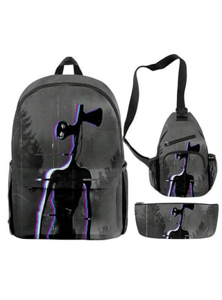 Technoblade Never Dies Backpacks 3 Pieces Sets Unique Crossbody Bag Casual  Pencil Bag 