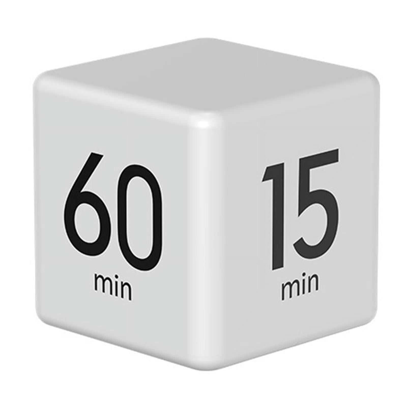 Smart Time Study Time Cooking Countdown Reminder Mini Kitchen Alarm Clock Self-Discipline Time Management Time, C,1 x intelligent timer,White
