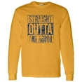 thumbnail image 3 of Straight Outta Ann Arbor Long Sleeve T-Shirt - Medium - Gold, 3 of 6
