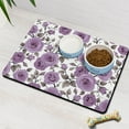 thumbnail image 3 of Tropical Flower Pet Feeding Mat - Non-Slip Dog Food Mat with Leaves Design, Absorbent 4-Layer Core, 3 of 5