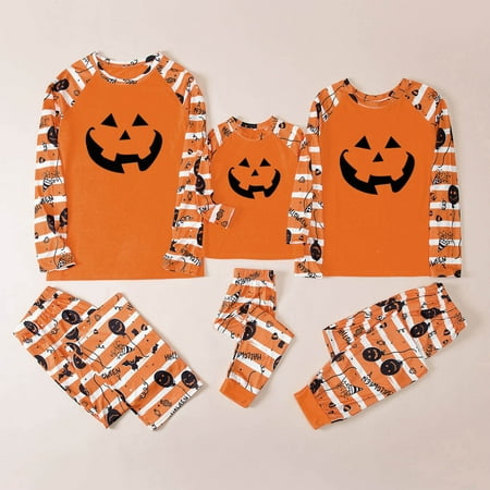

B91xZ Christmas Pajamas For Family Christmas Family Matching Outfits Holiday Plaid Matching Clothes for Family Orange-3 S