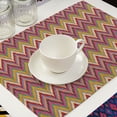 thumbnail image 3 of Dish, Plate & Fork Holder Geometric Style Print Non-Slip Heat Resistant Mat for Tableware, 3 of 3