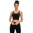 thumbnail image 5 of Women Removable Padded Sports Bras Workout Running Yoga Tank Tops, 5 of 5