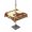 Chocolate, variant on Outdoor Tablecloths with Umbrella Hole & Zipper, Brown Vintage Western 54x80 Inch Tablecloth Rectangle, Horse Cactus Retro Art Waterproof Table Cloth, Patio/Pool/Picnic Table Covers