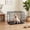 Black, variant on CL.HPAHKL 24 Inch Folding Wire Dog Crate, Double Door Metal Puppy Kennel with Removable Plastic Tray, Indoor Outdoor Travel Cage for Small Dogs, Black