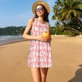 thumbnail image 3 of Xecao Mignon Chien Caniche pour Robes d'Été pour Femmes Robes Décontractées de Plage Robes Sans Manches T-Shirt Robe Évasée avec Poches, 3 of 7