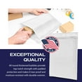 thumbnail image 2 of 100-Pack Waterproof Poly Bubble Mailers, 8.5"x 14.5", Durable Envelopes with Adhesive, 2 of 6