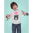 thumbnail image 2 of Hello Bear Long Sleeve Toddler -Image by Shutterstock,  5 Toddler, 2 of 4