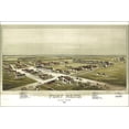 thumbnail image 1 of 24"x36" Gallery Poster, map of Fort Reno, Oklahoma Territory 1891, 1 of 3