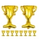 thumbnail image 1 of KAKOWELY 10 globos de aluminio con forma de trofeo dorado, globos de aluminio de campeón para ceremonia de graduación y cumpleaños., 1 of 5
