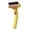 Yellow, variant on WEIOUKC Undercoat Rake for long haired Cats & Small/Medium Dogs, Deshedding Brush & Dematting Comb for Double Coated Pets with Long Hair, Matted , Grooming Tool for Kitten, Puppy and Rabbit
